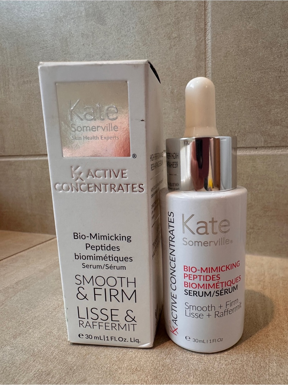 Kate Somerville Kx Active Concentrates Bio-Mimicking Peptides Serum $98 Value